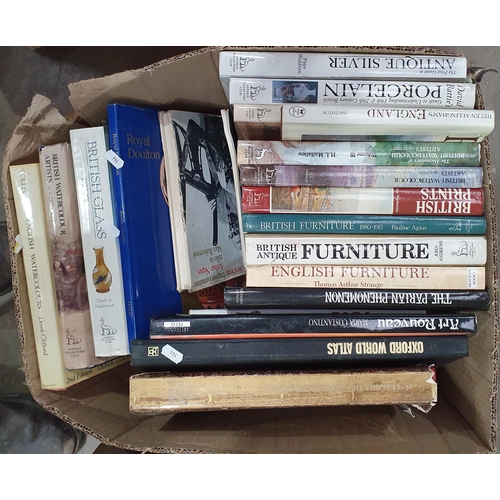 566 - Two Boxes of Art and Antique Reference Books (R5)