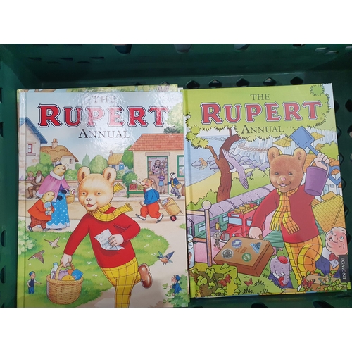 64 - A large quantity of Rupert Annuals, etc, most in fine condition