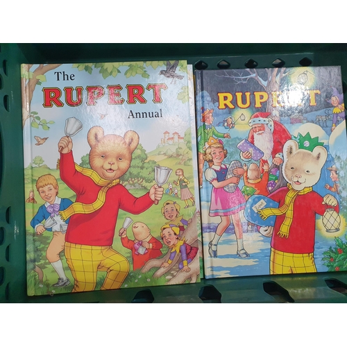 64 - A large quantity of Rupert Annuals, etc, most in fine condition