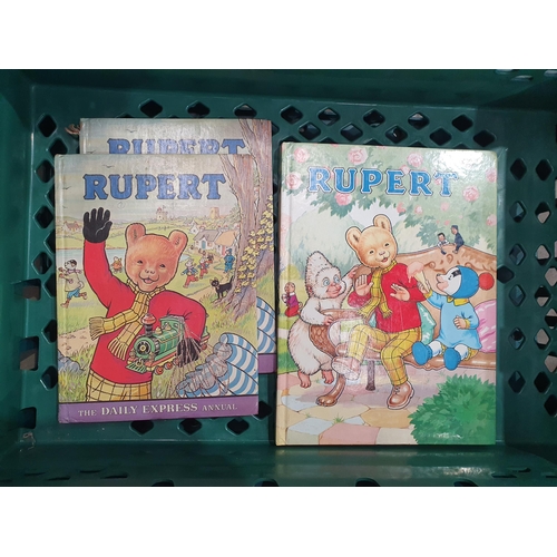 64 - A large quantity of Rupert Annuals, etc, most in fine condition