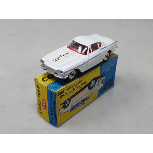 1498 - A boxed Corgi Toys No.258 Volvo P.1800 The 'Saints' Car, Ex plus, box Ex