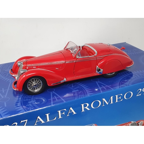 1656 - A boxed Franklin Mint 1937 Alfa Romeo 2900B