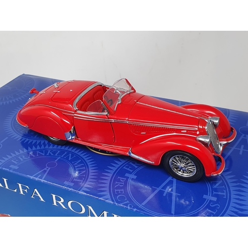 1656 - A boxed Franklin Mint 1937 Alfa Romeo 2900B