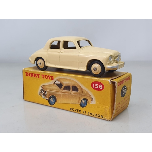 1316 - A boxed Dinky Toys No.156 cream Rover 75 Saloon, Nr M-M, box Ex