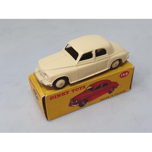 1316 - A boxed Dinky Toys No.156 cream Rover 75 Saloon, Nr M-M, box Ex