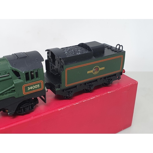 1003 - A boxed Hornby Dublo Export 2335 'Barnstaple' Locomotive, M, no signs of use to wheels. Box in super... 