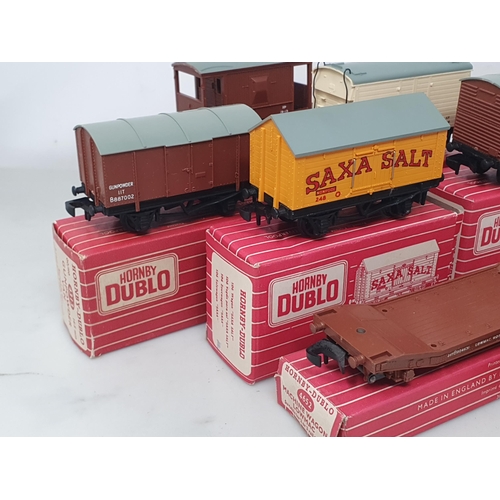 1016 - Nine boxed Hornby Dublo 2 rail Wagons including 4665, 4301, 2x 4626, 4652, 4645, 4311, 4313 and 4320... 