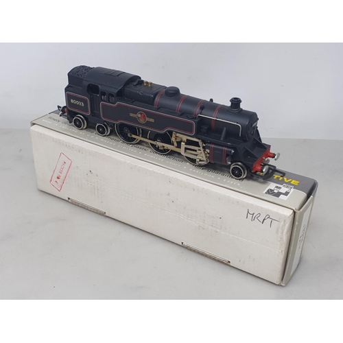 1041 - A boxed Wrenn W2218 2-6-4T in BR black livery, M, complete with instructions, together with a boxed ... 