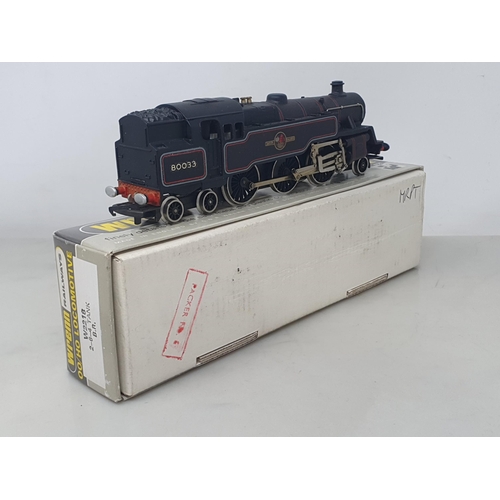 1041 - A boxed Wrenn W2218 2-6-4T in BR black livery, M, complete with instructions, together with a boxed ... 