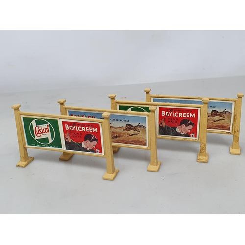 1044 - A boxed Hornby '0' gauge Set of Station Hoardings, unused, box superb in original tissue paper