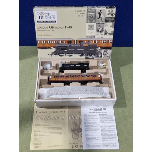 1230 - A boxed Hornby 00 gauge London Olympics 1948 Train Pack with BR Class N2 Locomotive, in unused condi... 