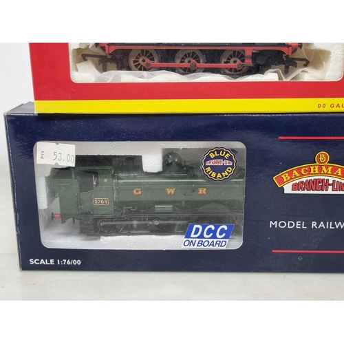 1244 - A boxed Hornby 00 gauge R2605 PBSC Terrier 0-6-0T 'Fulham' limited edition Locomotive, a boxed Bachm... 