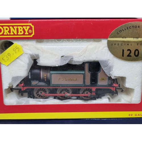 1244 - A boxed Hornby 00 gauge R2605 PBSC Terrier 0-6-0T 'Fulham' limited edition Locomotive, a boxed Bachm... 