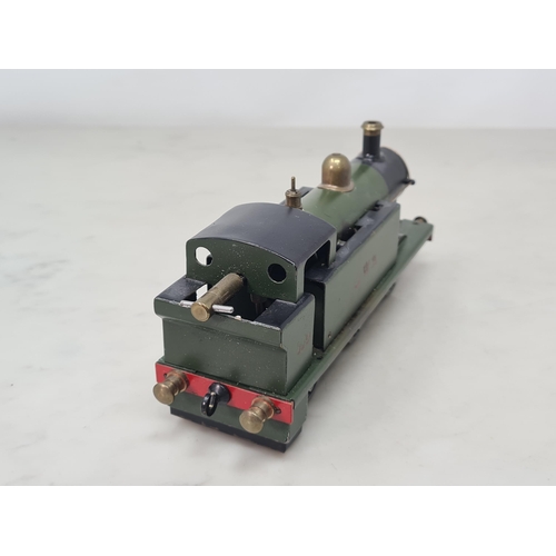 1266 - An 0 gauge coarse scale live steam 0-6-0T Locomotive in G.W.R. green livery, VG