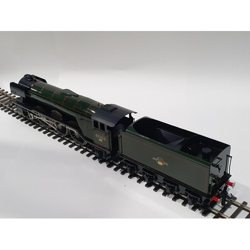 1273 - A boxed Bassett-Lowke 0 gauge 2 or 3-rail A3 Locomotive 'Flying Scotsman' in BR green livery running... 