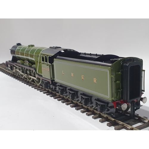 1284 - A boxed Bassett-Lowke 0 gauge 2 or 3-rail A1 Locomotive 'Flying Fox' in LNER apple green livery, in ... 