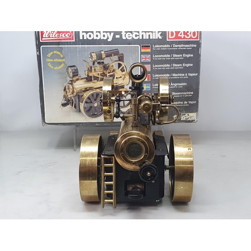 1290 - A boxed Wilesco D430 Steam Engine, appears lightly used