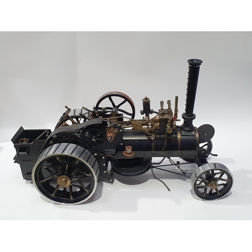 1290A - A finely built c.1 1/2in scale Markie live steam Model of a Burrell Ploughing Engine, appears unused... 