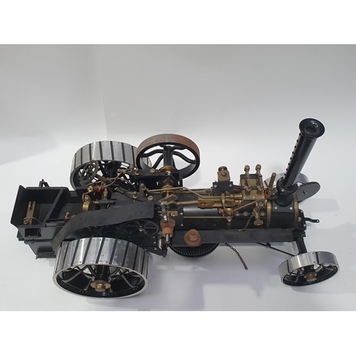 1290A - A finely built c.1 1/2in scale Markie live steam Model of a Burrell Ploughing Engine, appears unused... 