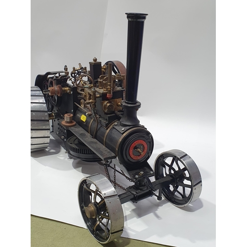 1290A - A finely built c.1 1/2in scale Markie live steam Model of a Burrell Ploughing Engine, appears unused... 