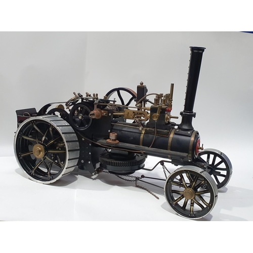 1290A - A finely built c.1 1/2in scale Markie live steam Model of a Burrell Ploughing Engine, appears unused... 