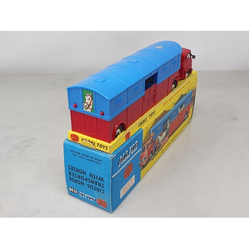 1297 - A boxed Corgi Major No.1130 Circus Horse Transporter with Horses, Nr M-M, box superb, biro mark to o... 