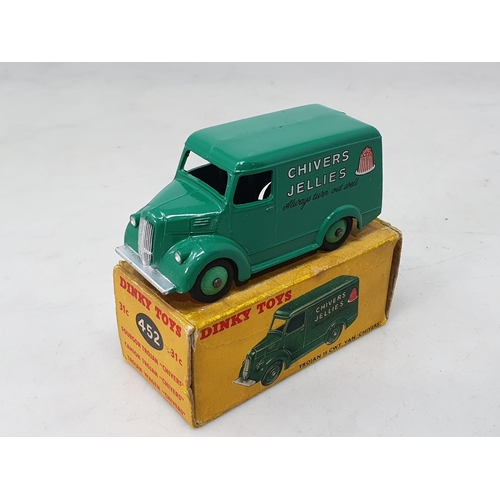 1305 - A boxed Dinky Toys No.452 Trojan 'Chivers' Van, Nr M, box G