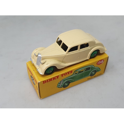 1317 - A boxed Dinky Toys No.158 cream Riley Saloon, M, superb box