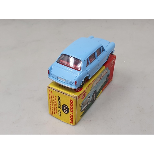 1322 - A boxed Dinky Toys No.140 pale blue Morris 1100, Nr M-M, box Ex plus