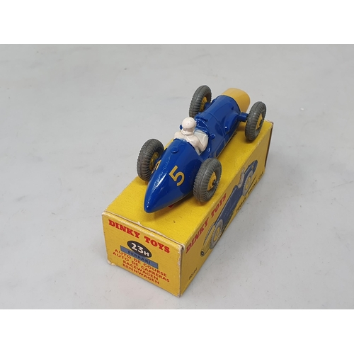 1329 - A boxed Dinky Toys No.23H Ferrari Racing Car, M, box Ex plus