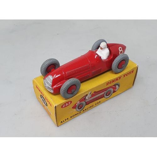 1331 - A boxed Dinky Toys No.232 Alfa Romeo Racing Car, Nr M-M, box Ex