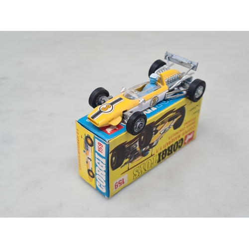 1352 - A boxed Corgi Toys No.159 Cooper-Maserati F1, Nr M, box Nr M with membership application form