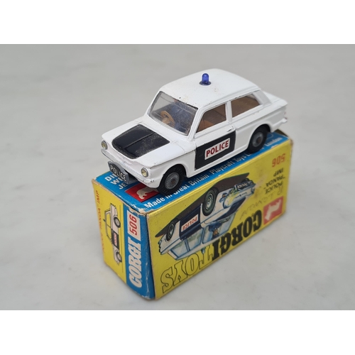 1353 - A boxed Corgi Toys No.506 Police 'Panda'  Imp, Ex, box VG-Ex