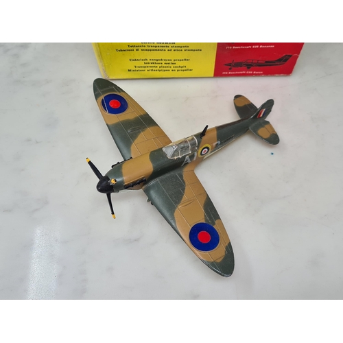 1361 - A boxed Dinky Toys No.719 Spitfire Mk.II with motor driven propeller and retractable undercarriage, ... 