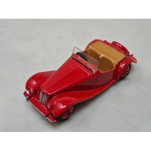 1385 - A rare Dinky Toys US Export No.129 red MG Midget, Nr M-M