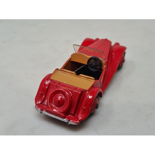 1385 - A rare Dinky Toys US Export No.129 red MG Midget, Nr M-M