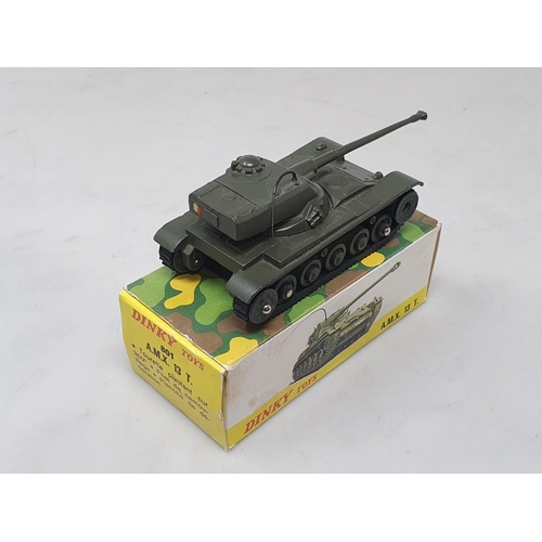 1430 - A boxed French Dinky Tots No.801 A.M.X. 13T Tank, Nr M-M, box Nr perfect