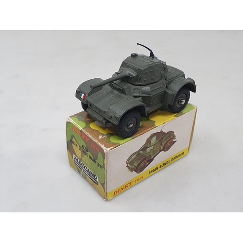 1431 - A boxed Dinky Toys No.676 Daimler Armoured Car, M, box Ex