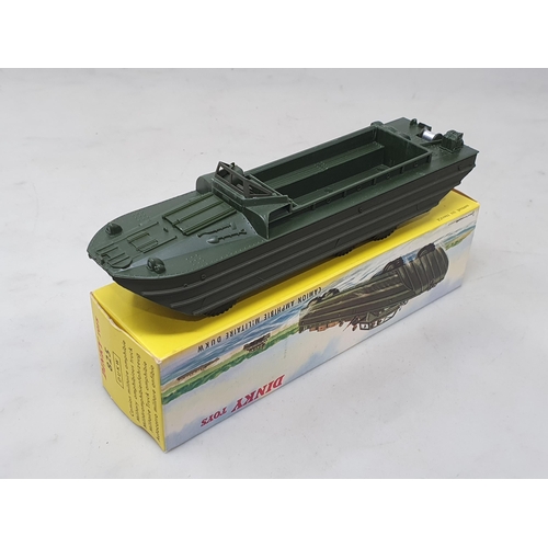 1437 - A boxed French Dinky Toys No.825 Camion D.U.K.W. Amphibious Landing Craft, M, box superb with access... 