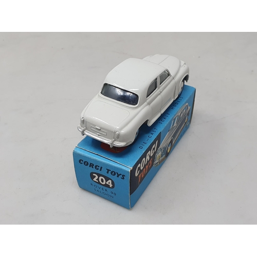 1467 - A boxed Corgi Toys No.204 off white Rover 90 Saloon, Nr M-M, box superb