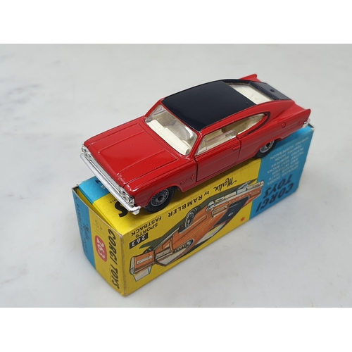 1482 - A boxed Corgi Toys No.263 Marlin Rambler Sports Fastback, Nr M-M, box VG-Ex