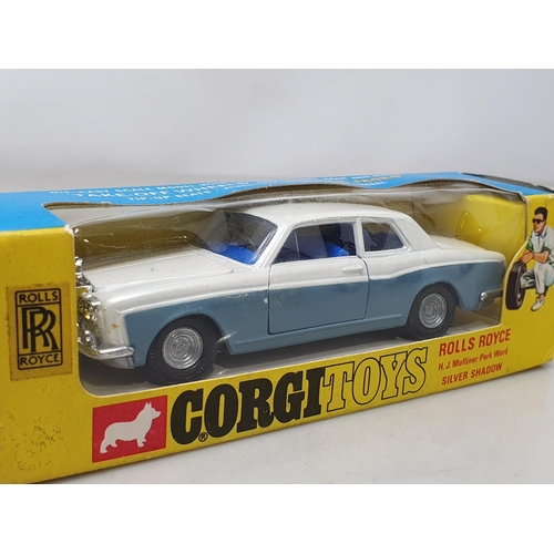 1487 - A boxed Corgi Toys No.273 Rolls-Royce Silver Shadow, Nr M-M, box Nr perfect