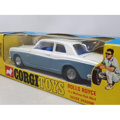 1487 - A boxed Corgi Toys No.273 Rolls-Royce Silver Shadow, Nr M-M, box Nr perfect