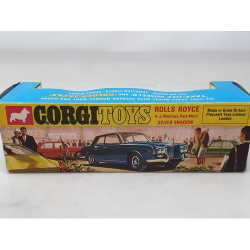 1487 - A boxed Corgi Toys No.273 Rolls-Royce Silver Shadow, Nr M-M, box Nr perfect