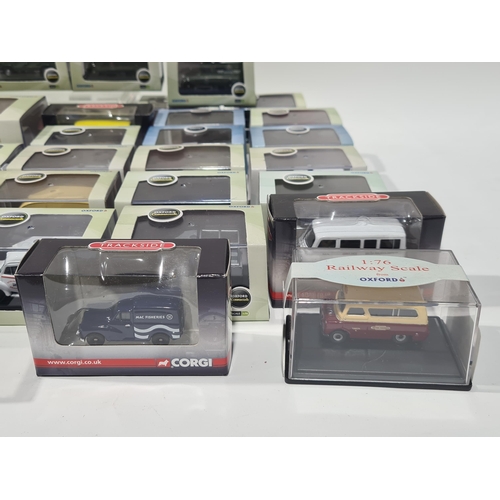 1536 - Twenty eight boxed Oxford 1:76 Scale Vehicles and three boxed Trackside 1:76 scale Vehicles