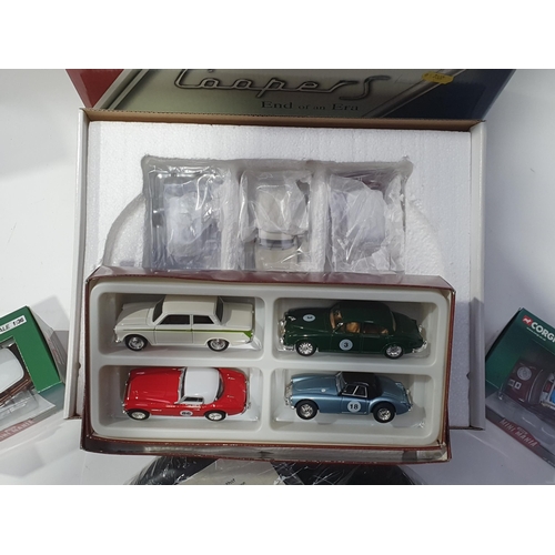 1541 - A boxed Corgi Cooper S 'end of an Era' 3 piece Set, two boxed Corgi Mini Mania Models and a boxed Co... 