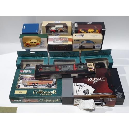 1546 - A box of boxed Corgi including Classics, Legends of Speed and James Bond Casino Royale Limited Editi... 