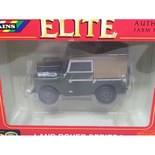 1553 - A boxed Britains Elite 00174 Land Rover Series 1 and a boxed Corgi limited edition 'White Gold' 2002... 