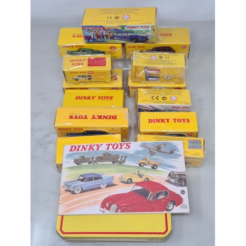 1563 - Thirteen boxed Atlas Editions Dinky Toys including 520 Fiat 600D, 111 Triumph TR2 Sports, 162 Ford Z... 