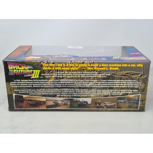 1575 - A boxed Sun Star 1:18 scale Back to the Future III Time Machine, M, appears unopened